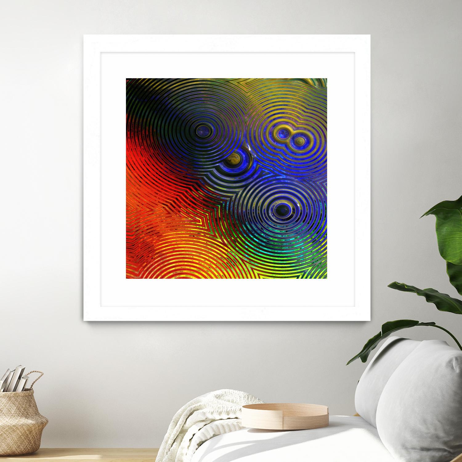 Colorful Abstract I by Jean-François Dupuis on GIANT ART - blue abstract