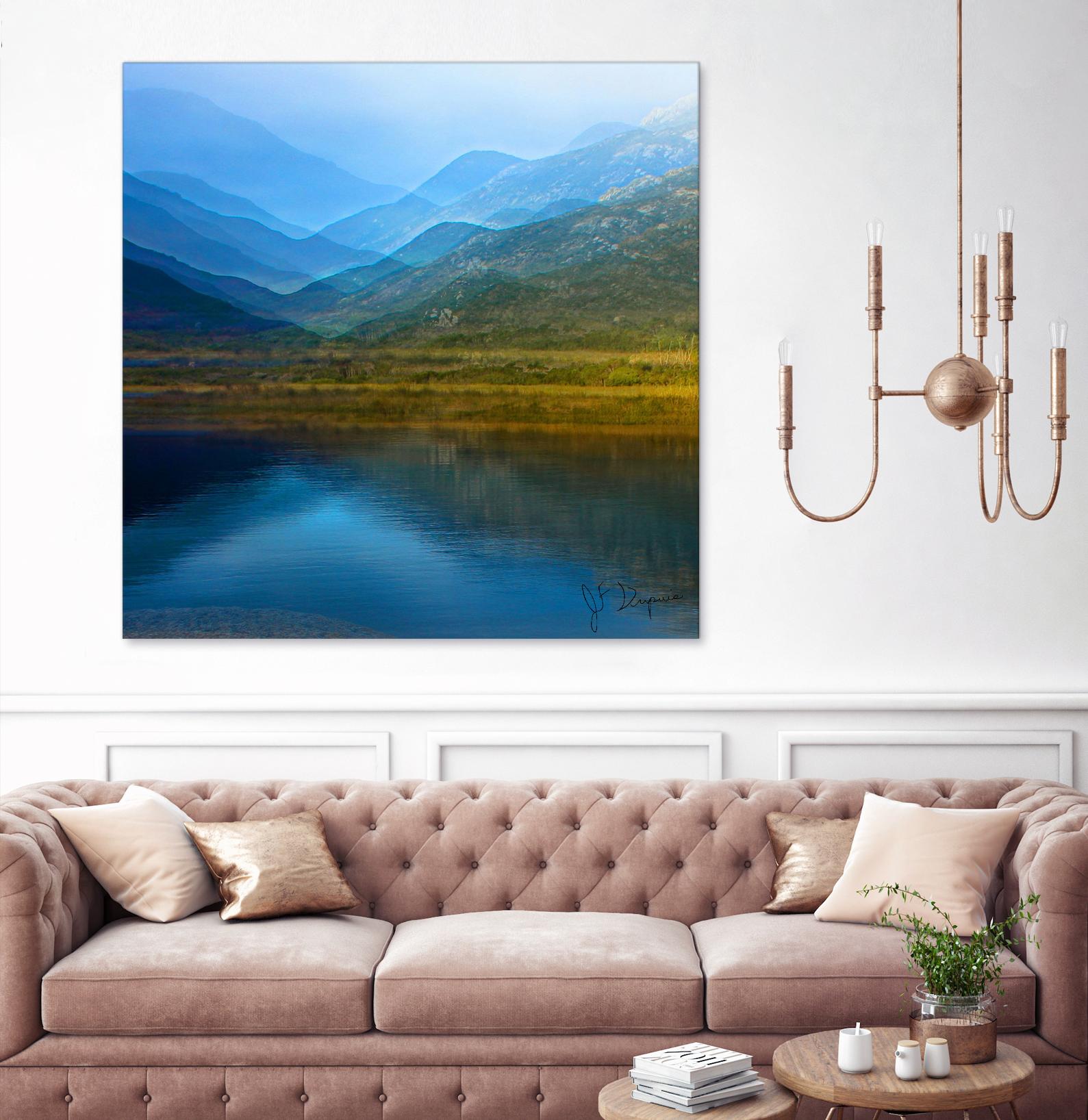 King of the mountain I by Jean-François Dupuis on GIANT ART - brown landscape