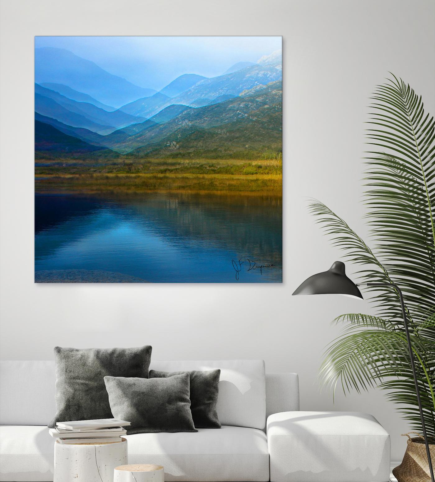 King of the mountain I by Jean-François Dupuis on GIANT ART - brown landscape