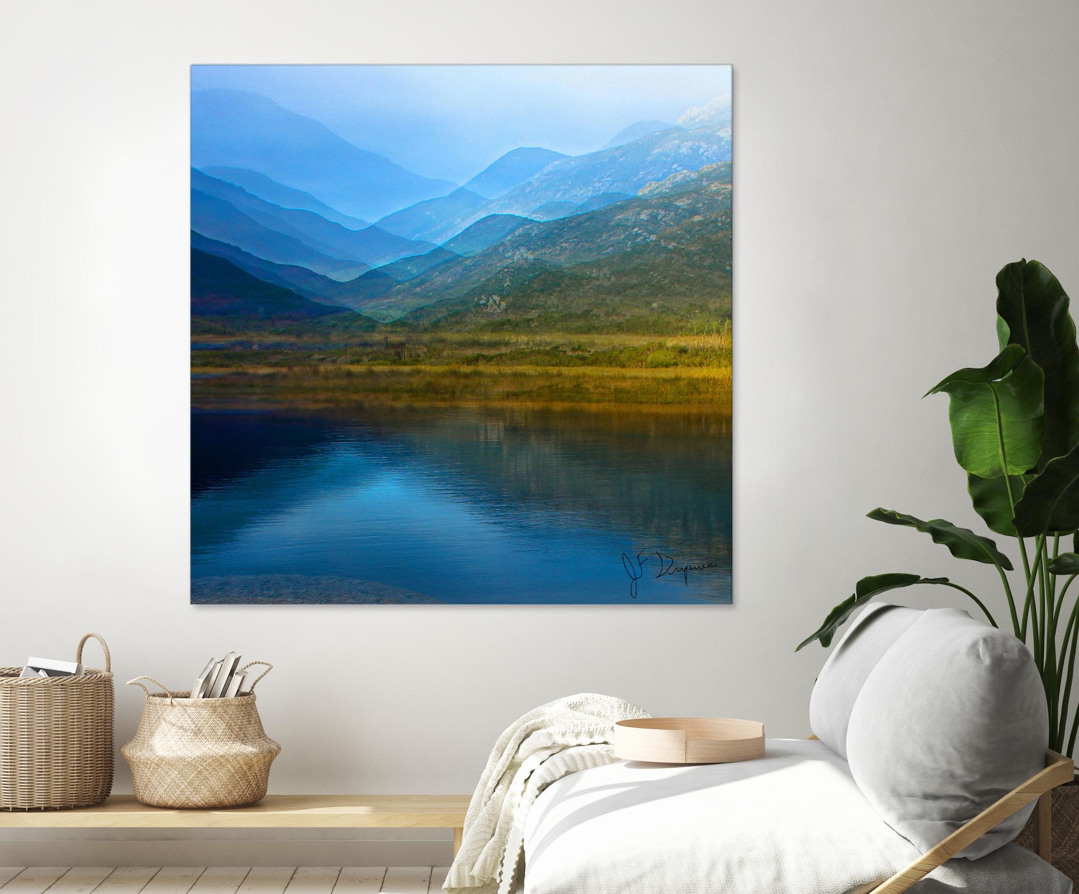 King of the mountain I by Jean-François Dupuis on GIANT ART - brown landscape