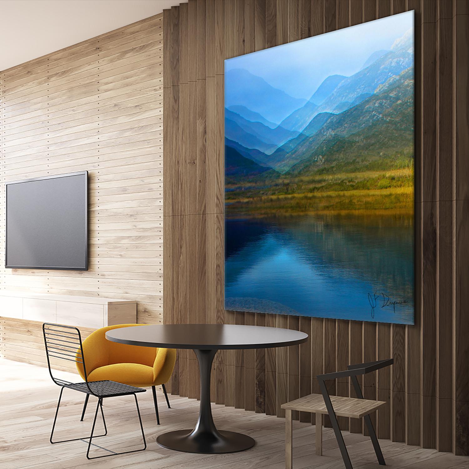 King of the mountain I by Jean-François Dupuis on GIANT ART - brown landscape