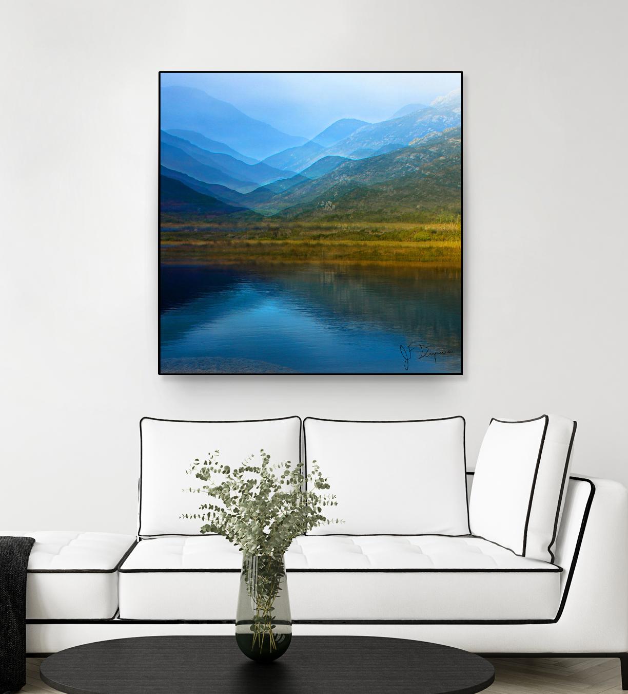 King of the mountain I by Jean-François Dupuis on GIANT ART - brown landscape