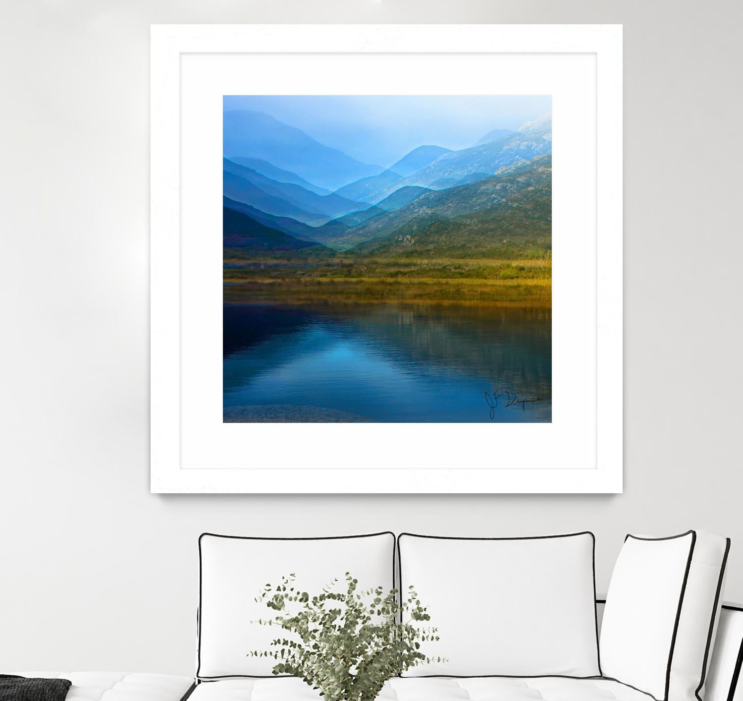 King of the mountain I by Jean-François Dupuis on GIANT ART - brown landscape