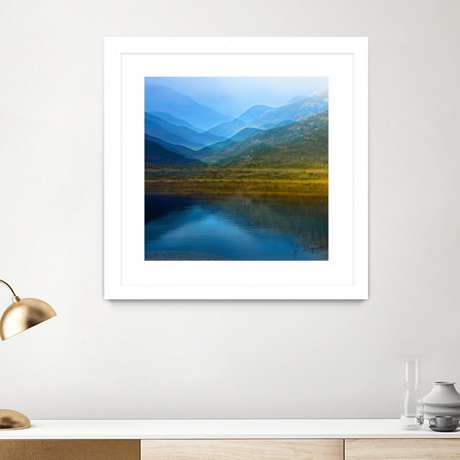 King of the mountain I by Jean-François Dupuis on GIANT ART - brown landscape