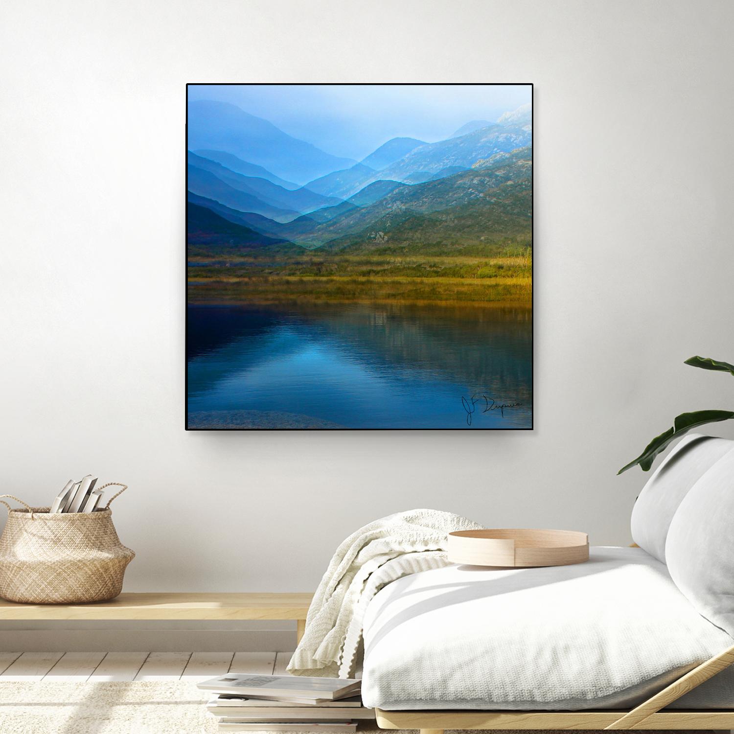 King of the mountain I by Jean-François Dupuis on GIANT ART - brown landscape