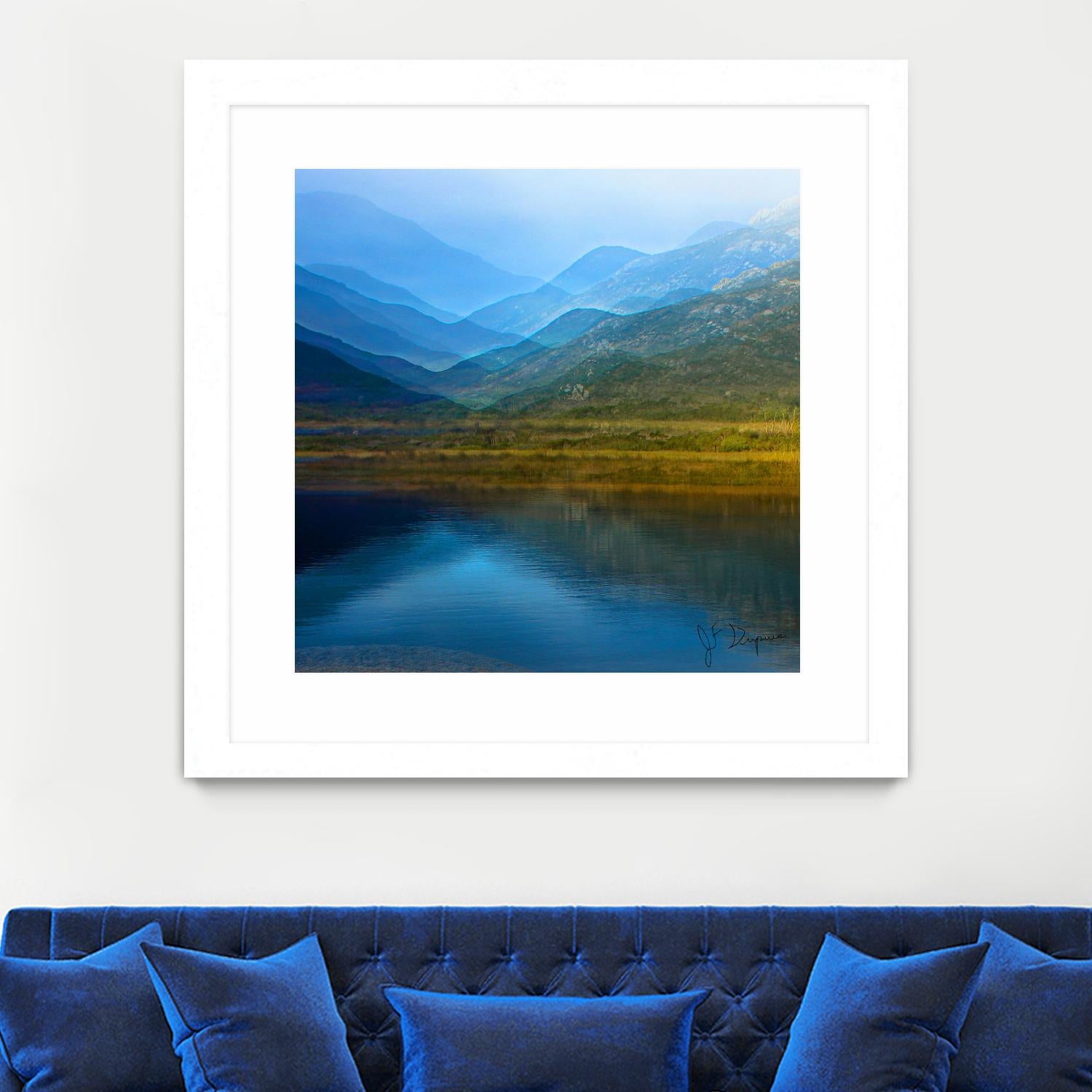 King of the mountain I by Jean-François Dupuis on GIANT ART - brown landscape