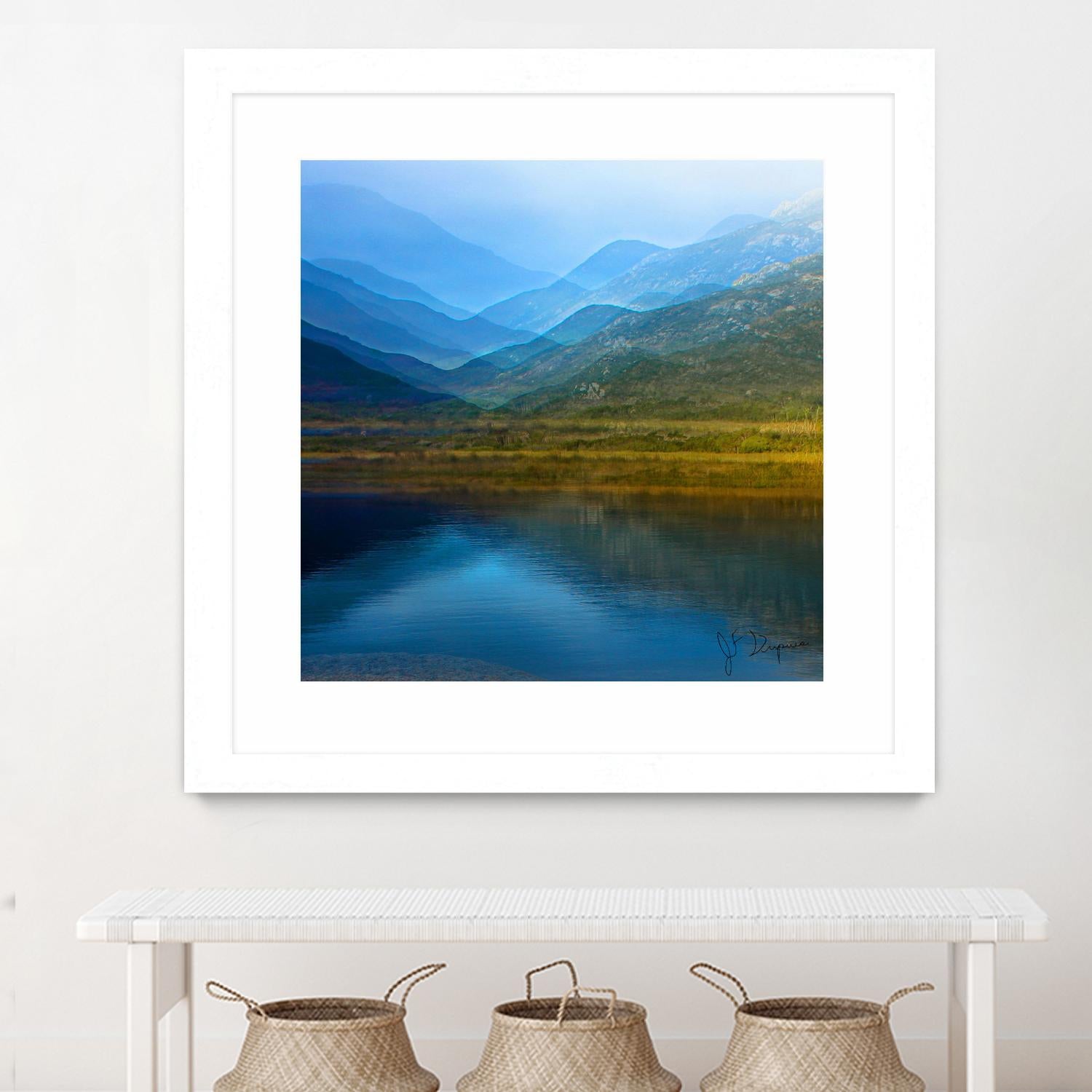 King of the mountain I by Jean-François Dupuis on GIANT ART - brown landscape