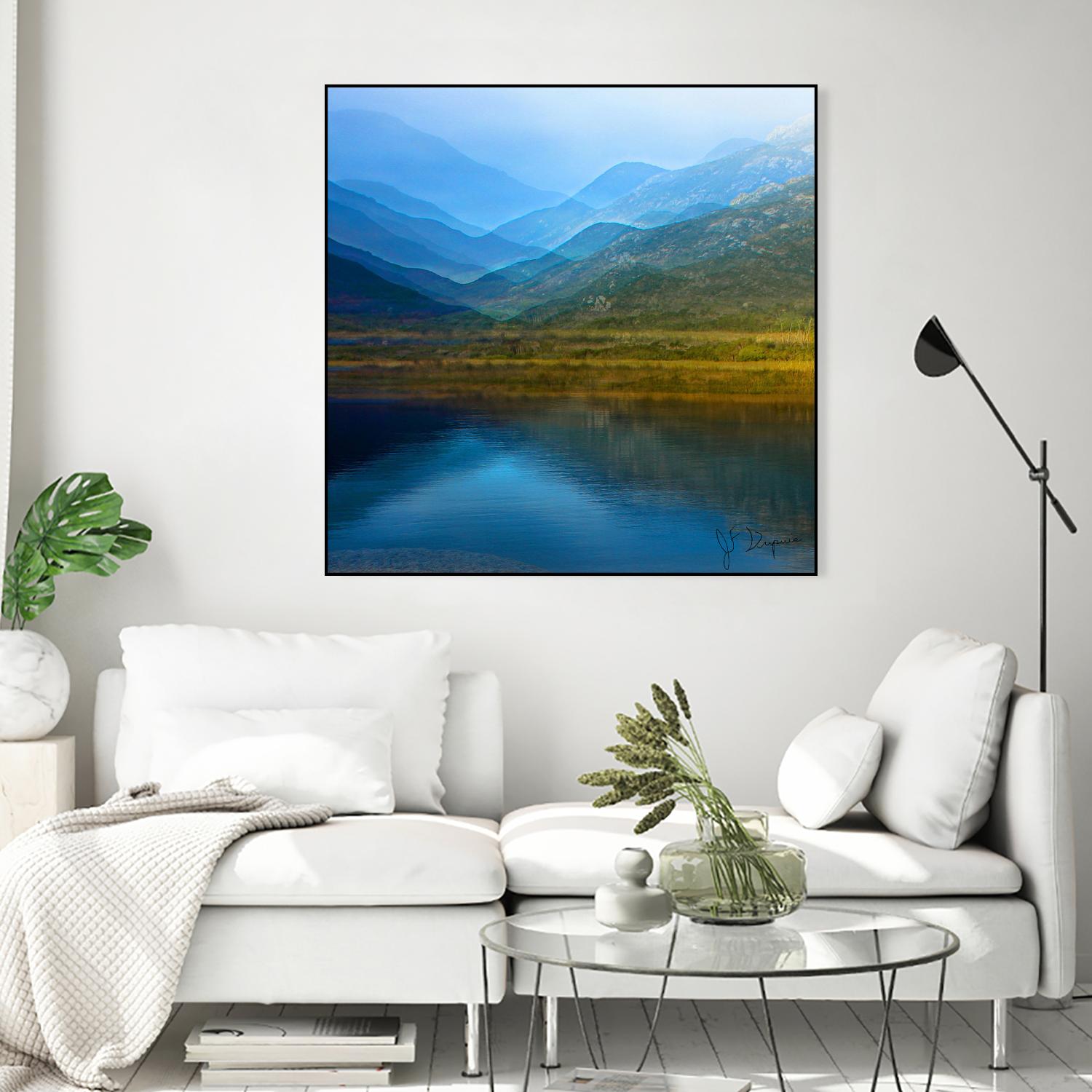 King of the mountain I by Jean-François Dupuis on GIANT ART - brown landscape