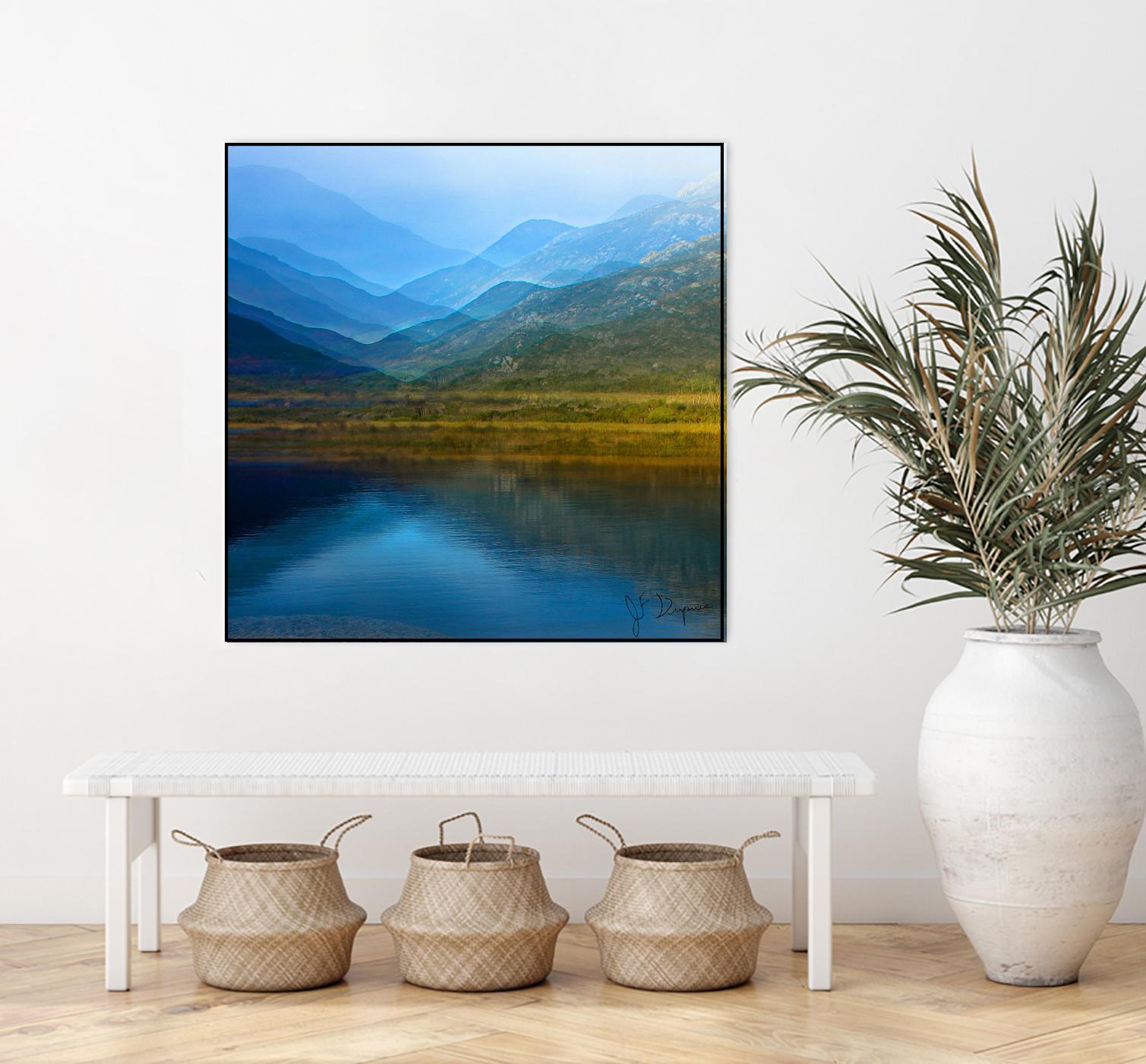 King of the mountain I by Jean-François Dupuis on GIANT ART - brown landscape