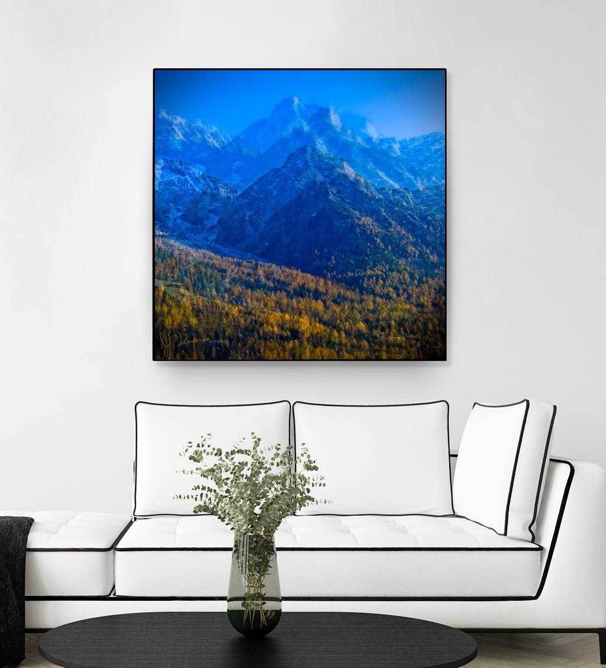 King of the mountain II by Jean-François Dupuis on GIANT ART - brown landscape