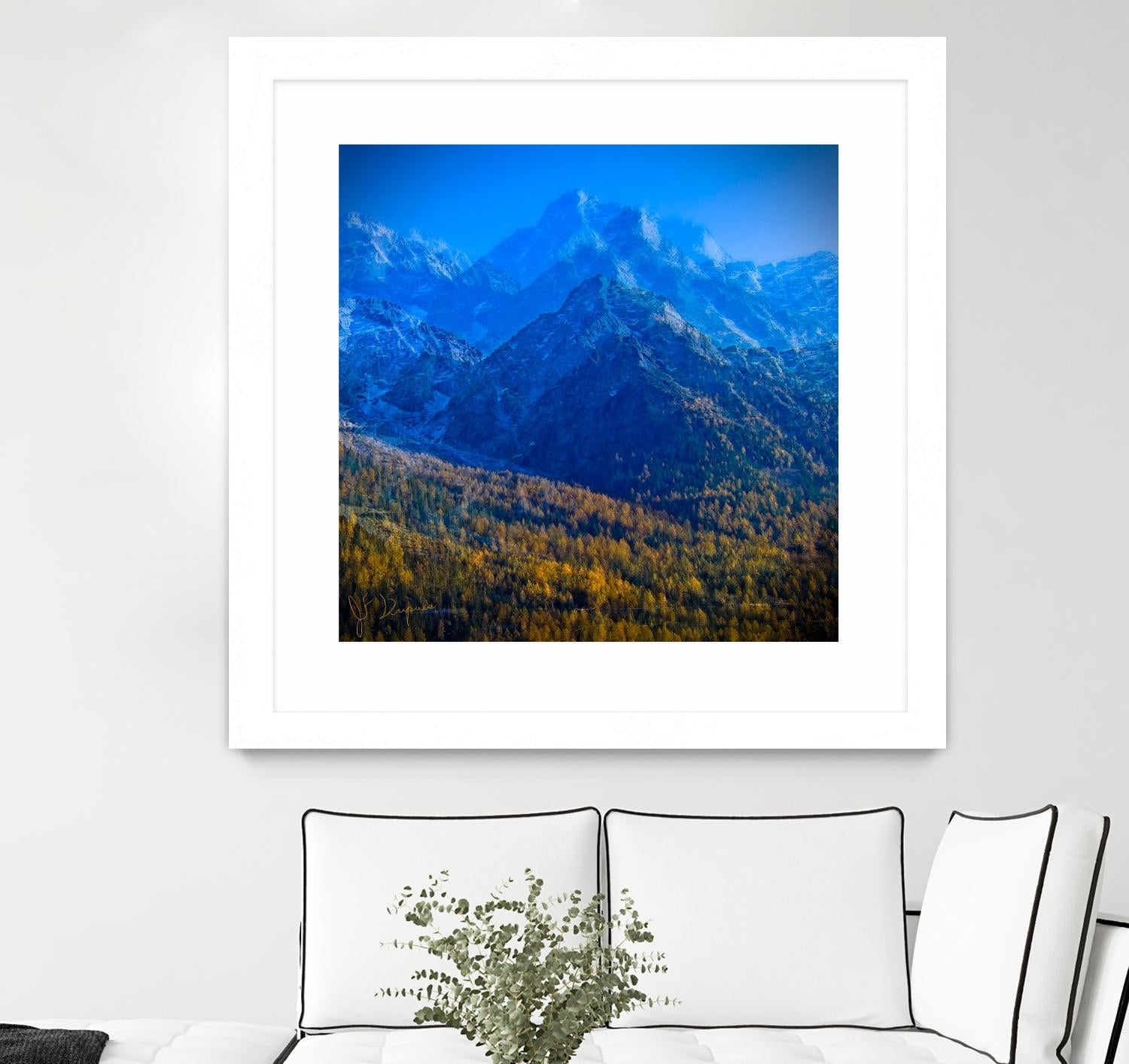 King of the mountain II by Jean-François Dupuis on GIANT ART - brown landscape