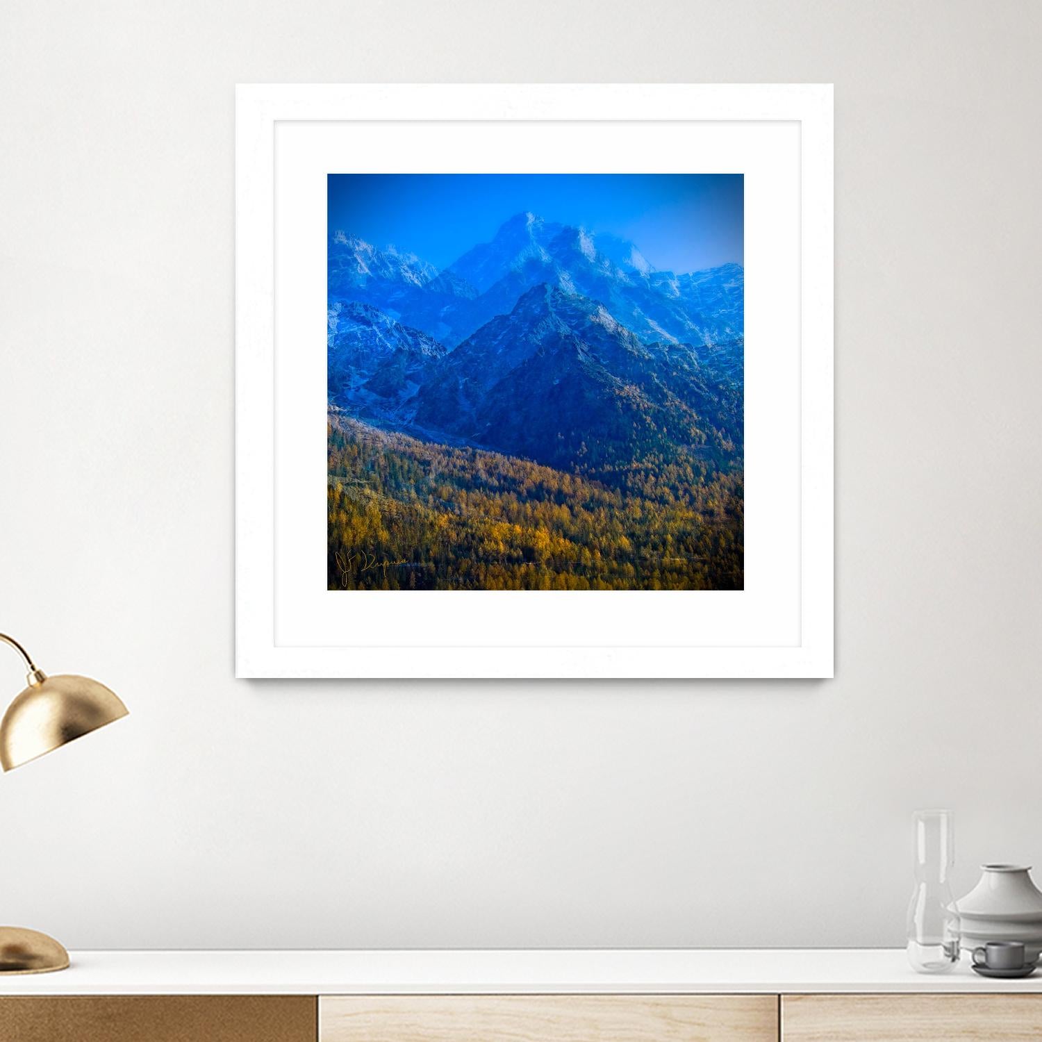 King of the mountain II by Jean-François Dupuis on GIANT ART - brown landscape