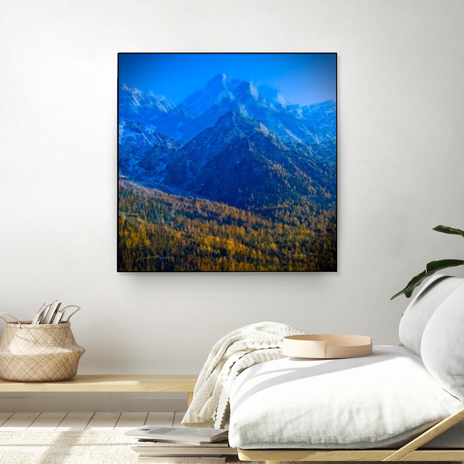 King of the mountain II by Jean-François Dupuis on GIANT ART - brown landscape