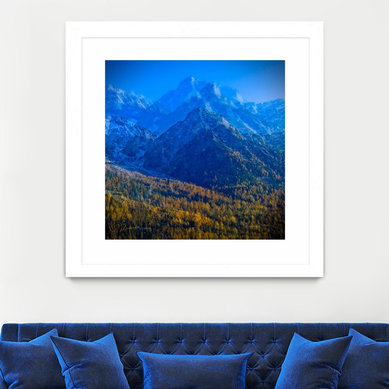 King of the mountain II by Jean-François Dupuis on GIANT ART - brown landscape