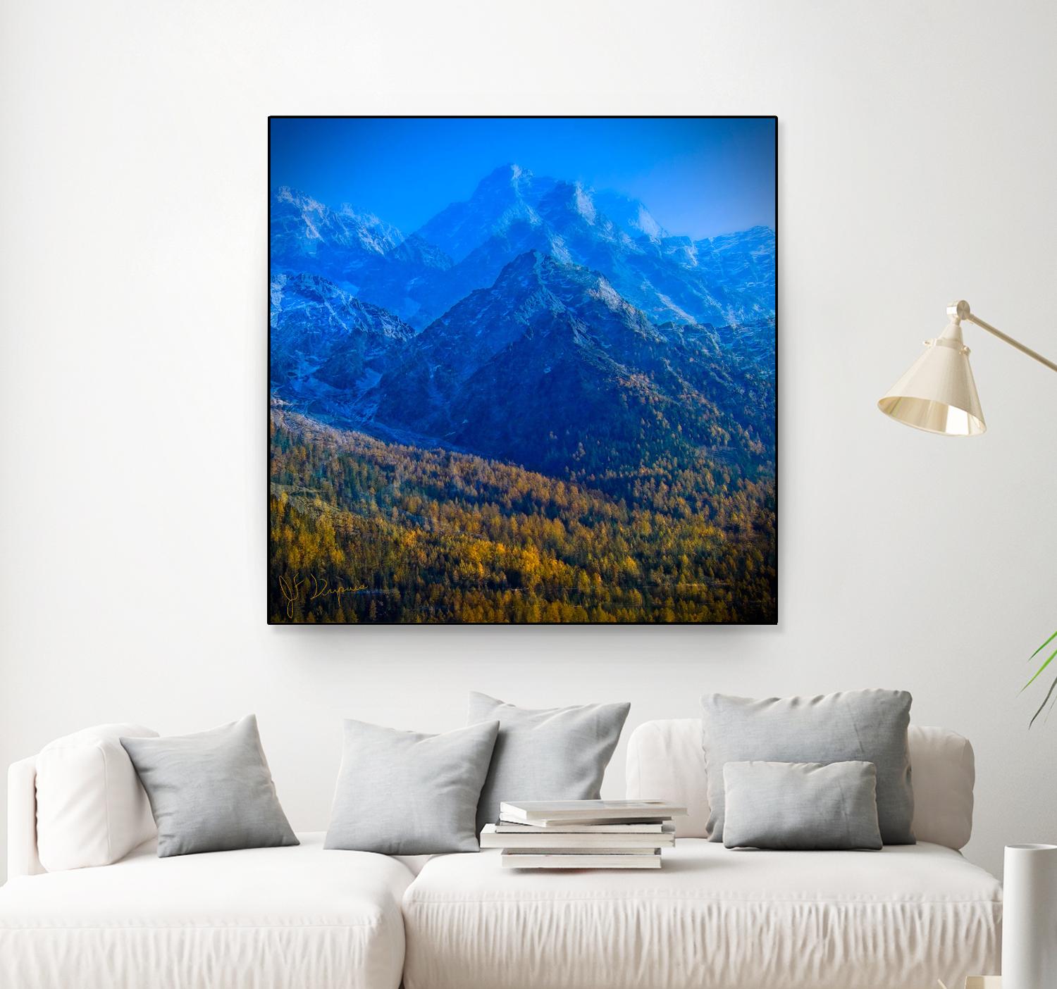 King of the mountain II by Jean-François Dupuis on GIANT ART - brown landscape