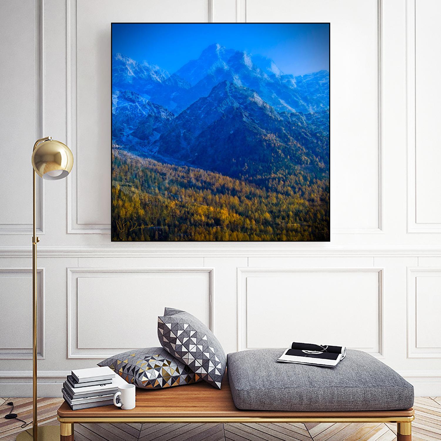 King of the mountain II by Jean-François Dupuis on GIANT ART - brown landscape