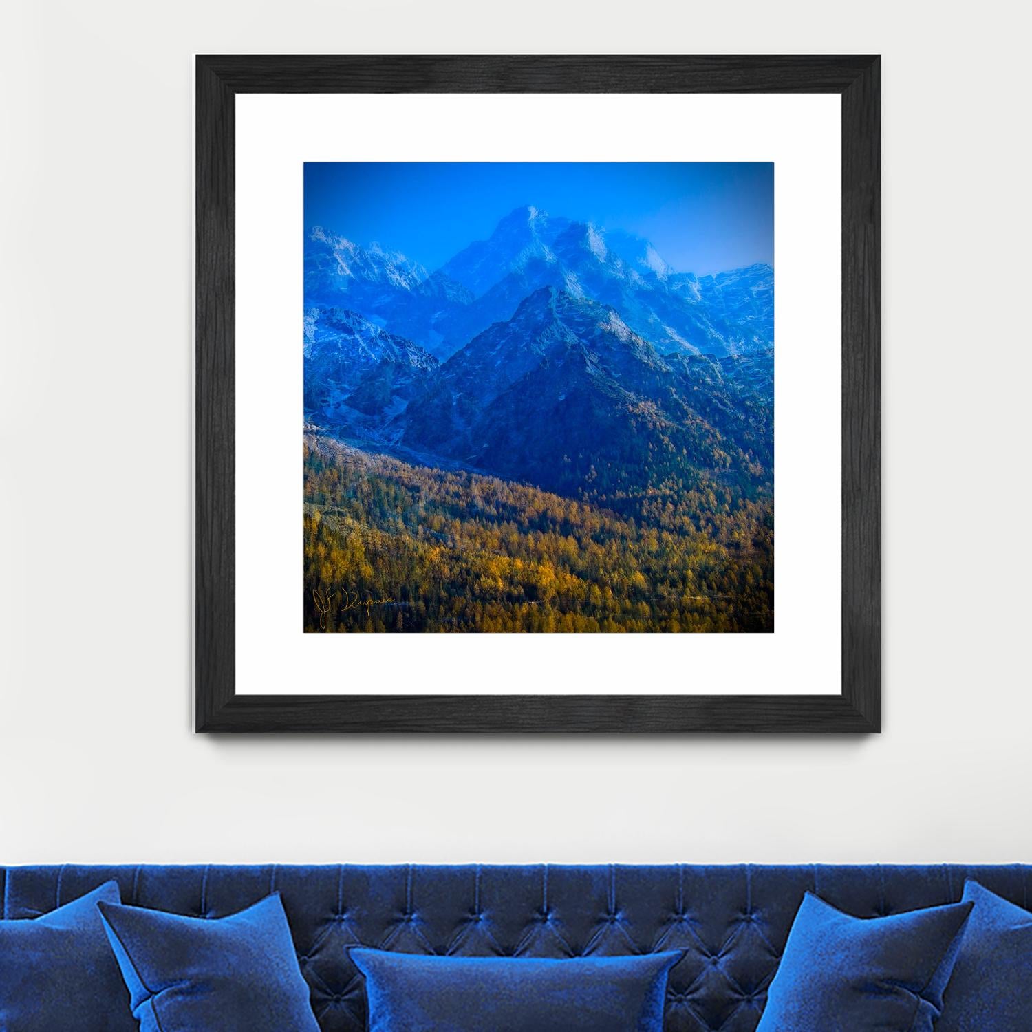 King of the mountain II by Jean-François Dupuis on GIANT ART - brown landscape