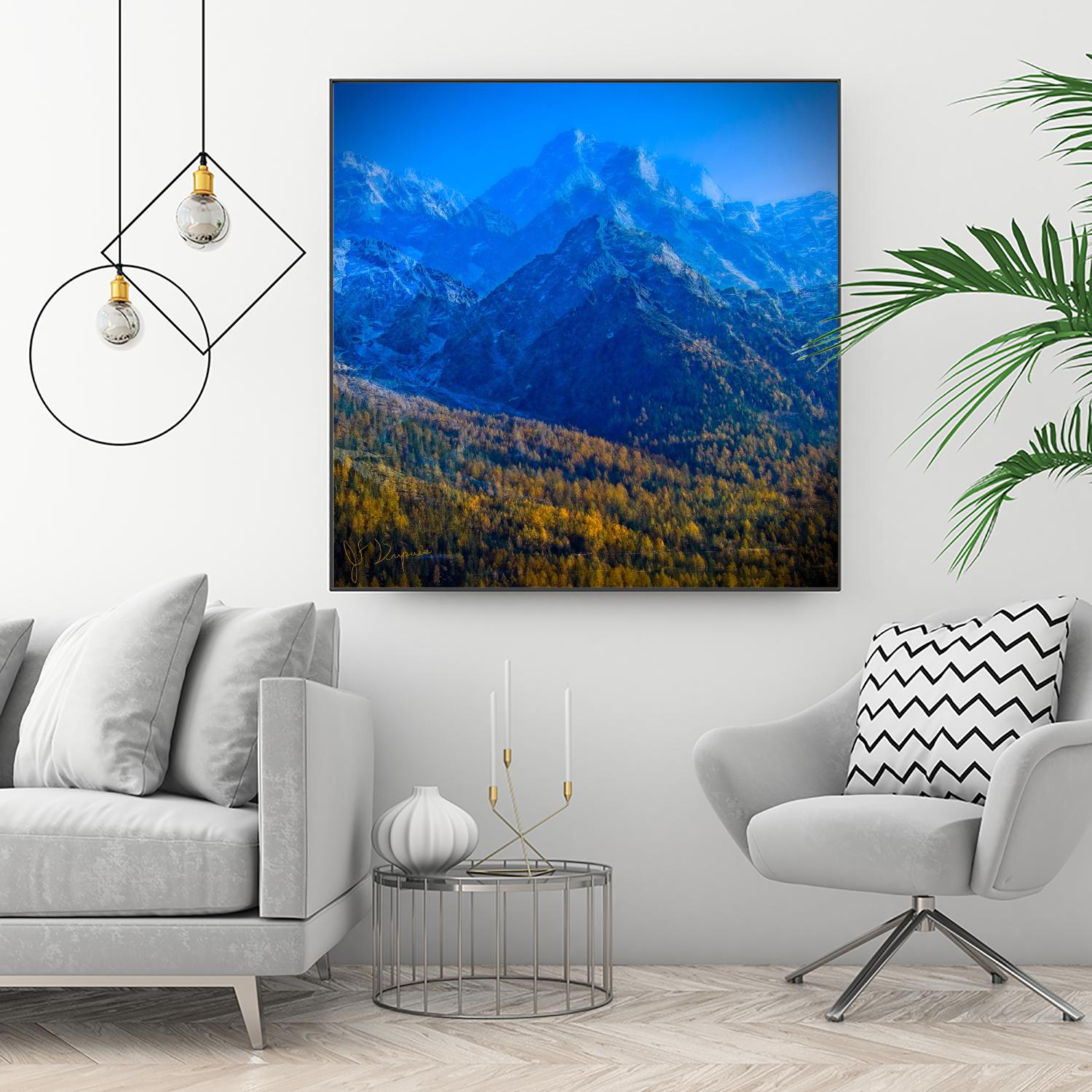 King of the mountain II by Jean-François Dupuis on GIANT ART - brown landscape