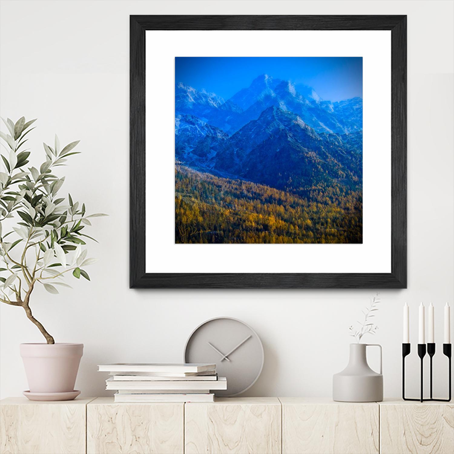 King of the mountain II by Jean-François Dupuis on GIANT ART - brown landscape