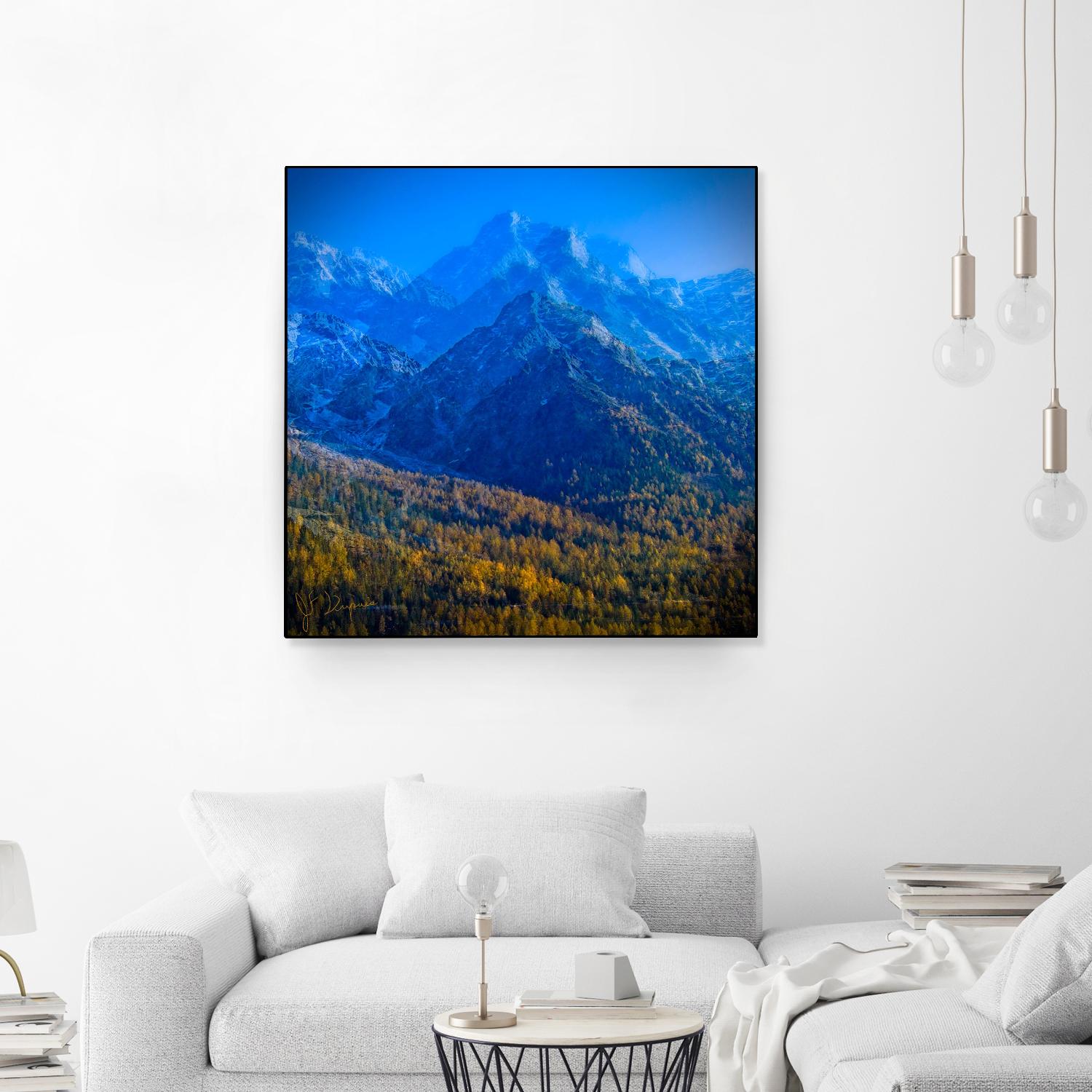 King of the mountain II by Jean-François Dupuis on GIANT ART - brown landscape