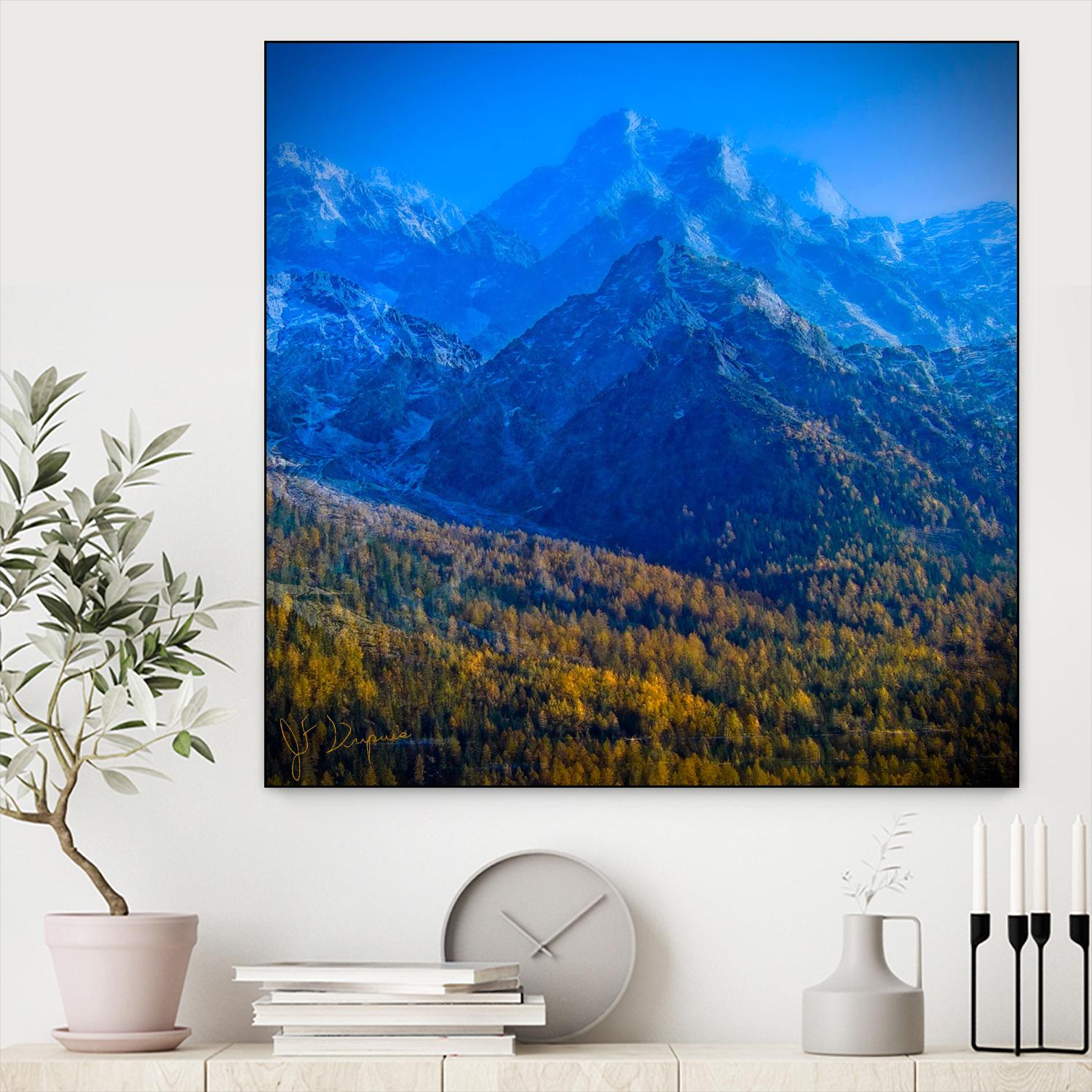 King of the mountain II by Jean-François Dupuis on GIANT ART - brown landscape