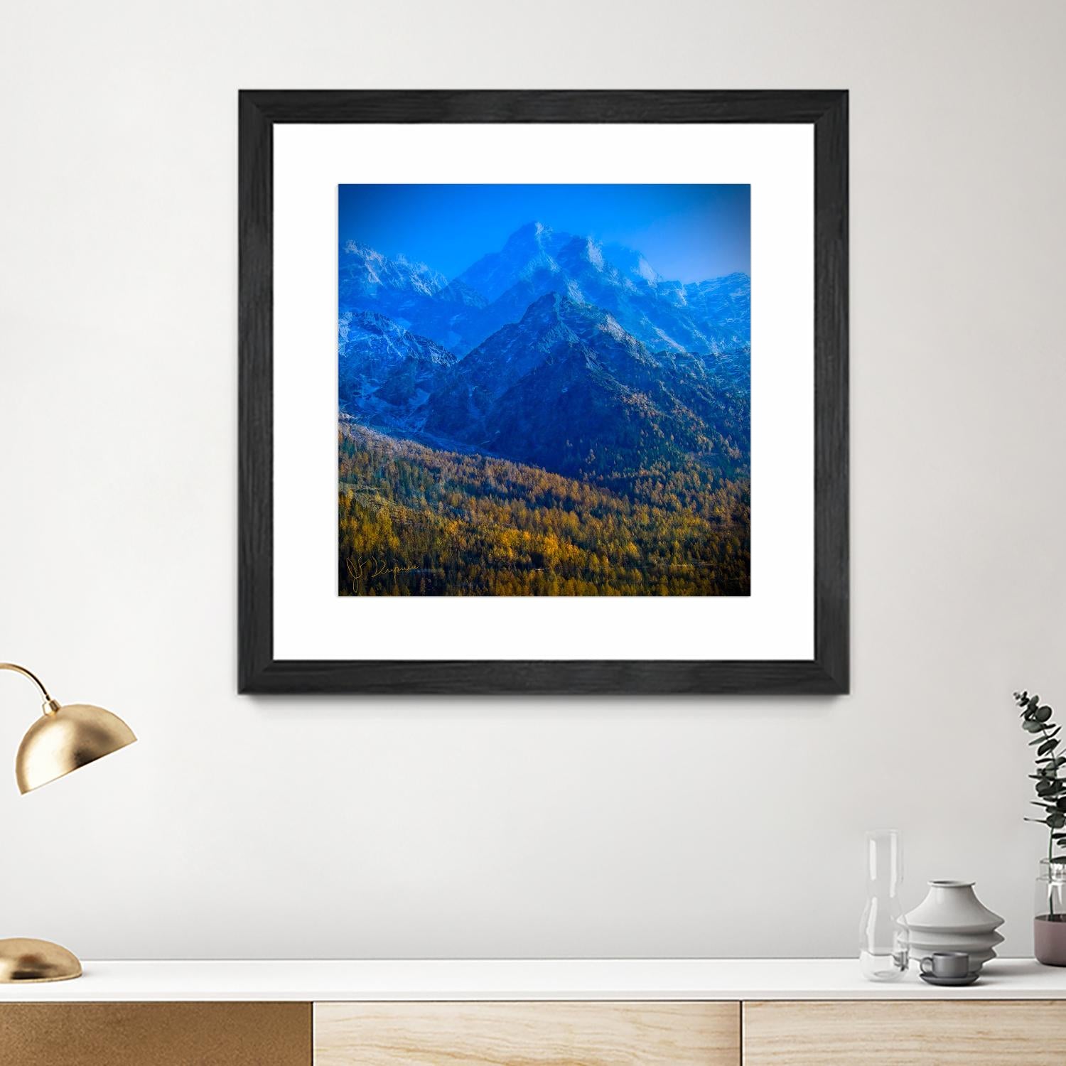 King of the mountain II by Jean-François Dupuis on GIANT ART - brown landscape