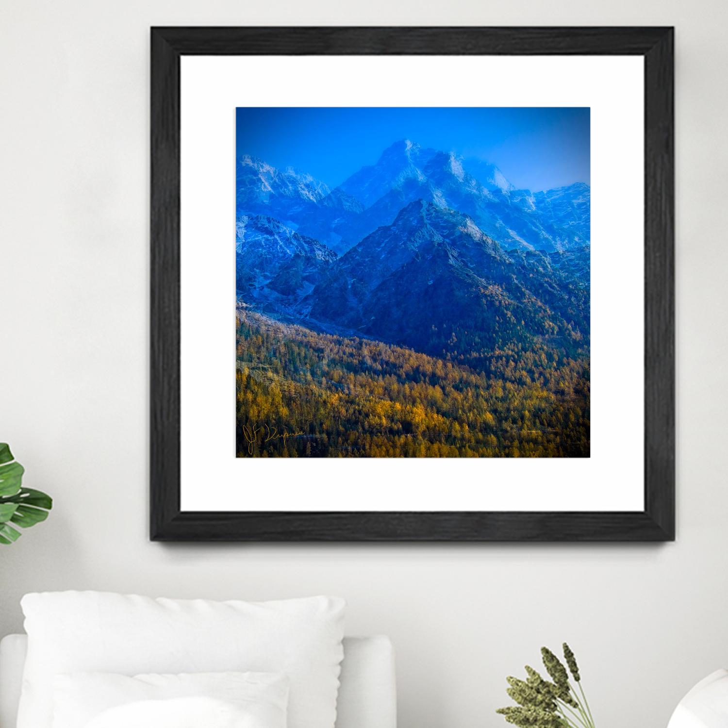 King of the mountain II by Jean-François Dupuis on GIANT ART - brown landscape