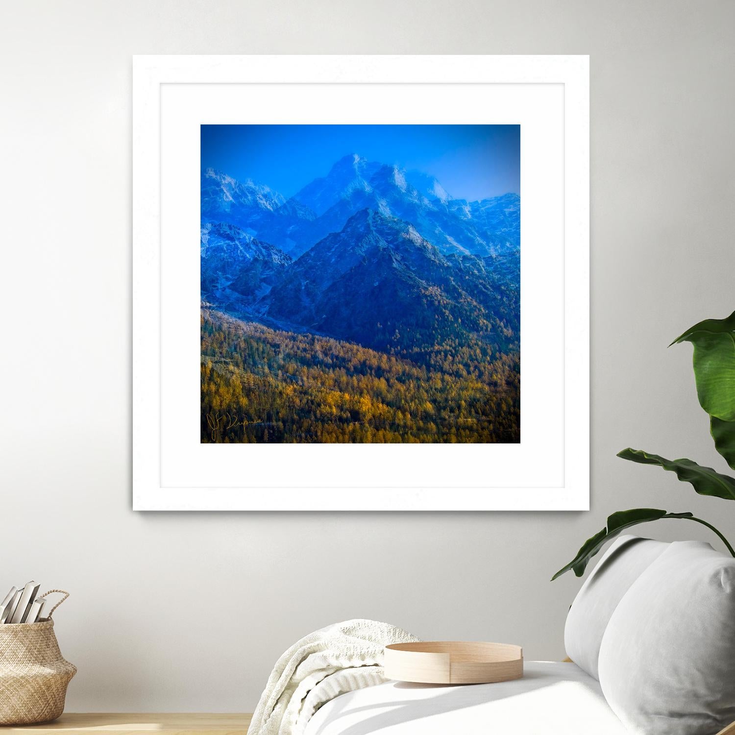 King of the mountain II by Jean-François Dupuis on GIANT ART - brown landscape