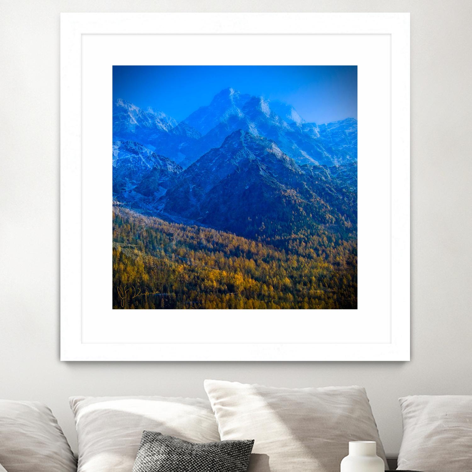 King of the mountain II by Jean-François Dupuis on GIANT ART - brown landscape