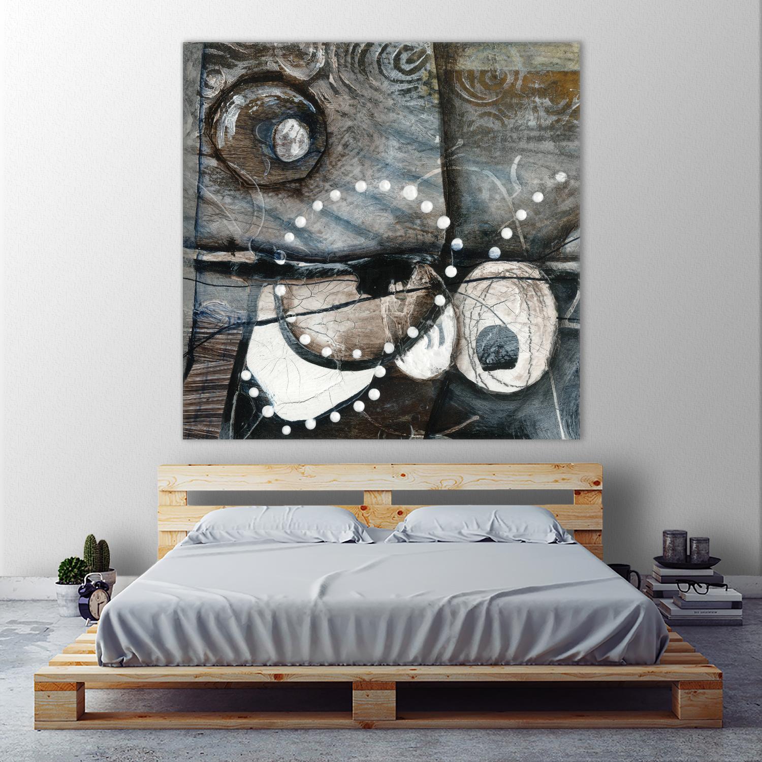 Irrégularité de l'écorce (Détail 1) by Sylvie Cloutier on GIANT ART - grey abstract