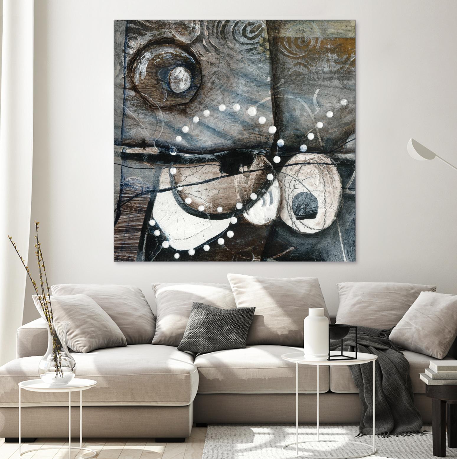 Irrégularité de l'écorce (Détail 1) by Sylvie Cloutier on GIANT ART - grey abstract