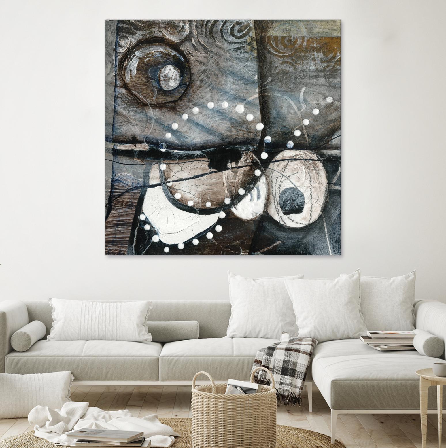 Irrégularité de l'écorce (Détail 1) by Sylvie Cloutier on GIANT ART - grey abstract