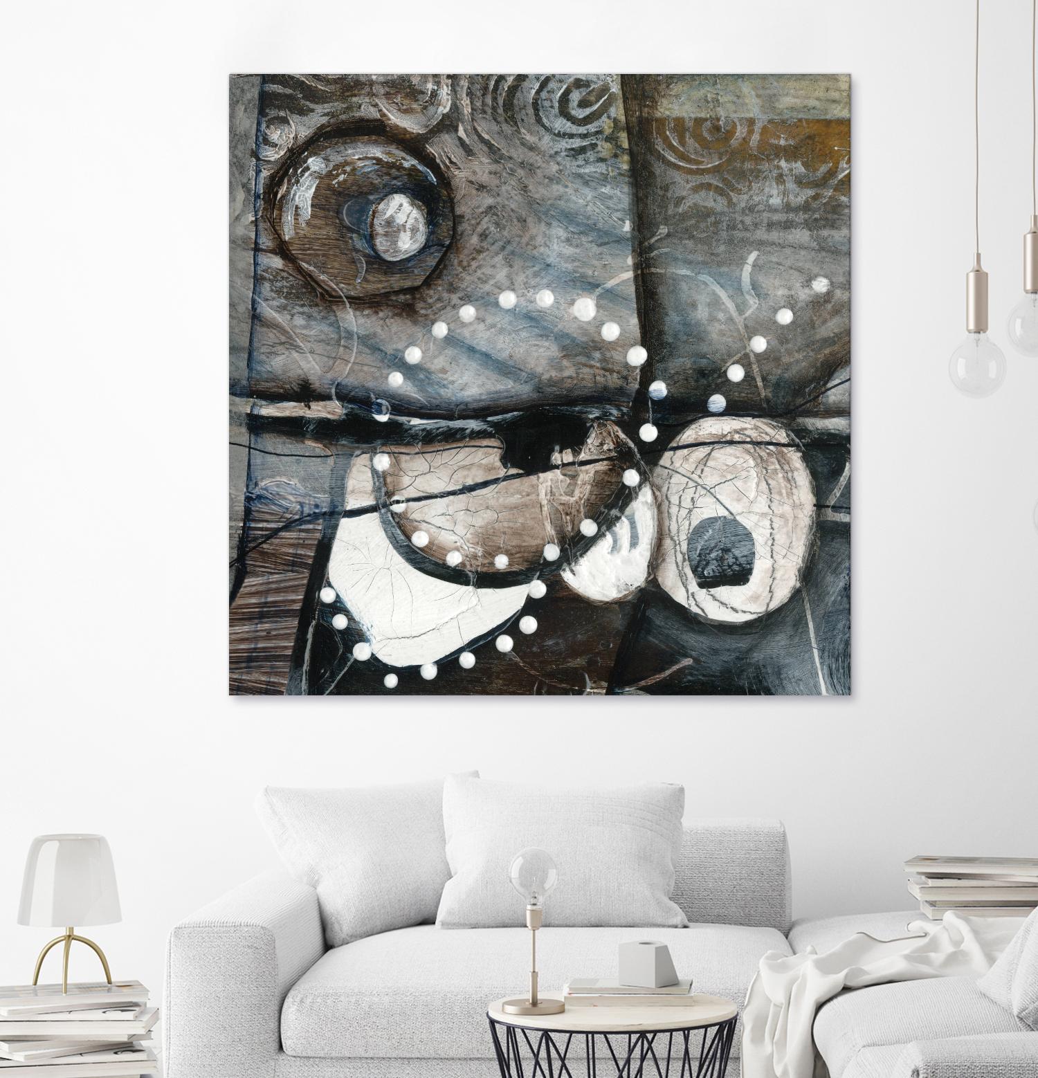 Irrégularité de l'écorce (Détail 1) by Sylvie Cloutier on GIANT ART - grey abstract