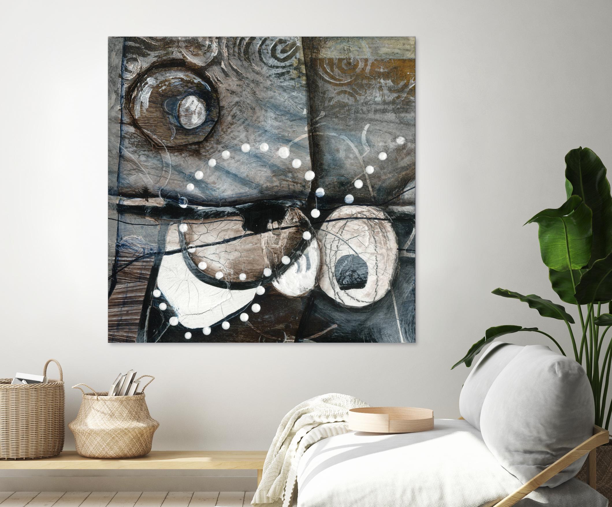 Irrégularité de l'écorce (Détail 1) by Sylvie Cloutier on GIANT ART - grey abstract