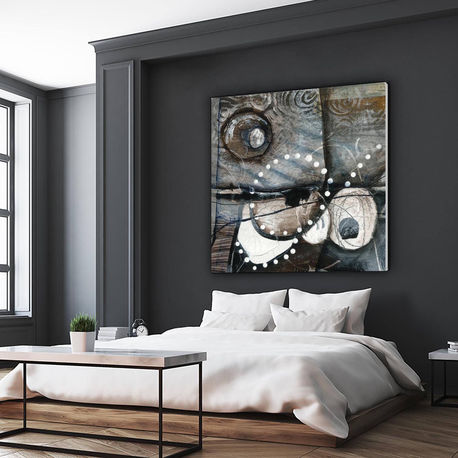 Irrégularité de l'écorce (Détail 1) by Sylvie Cloutier on GIANT ART - grey abstract