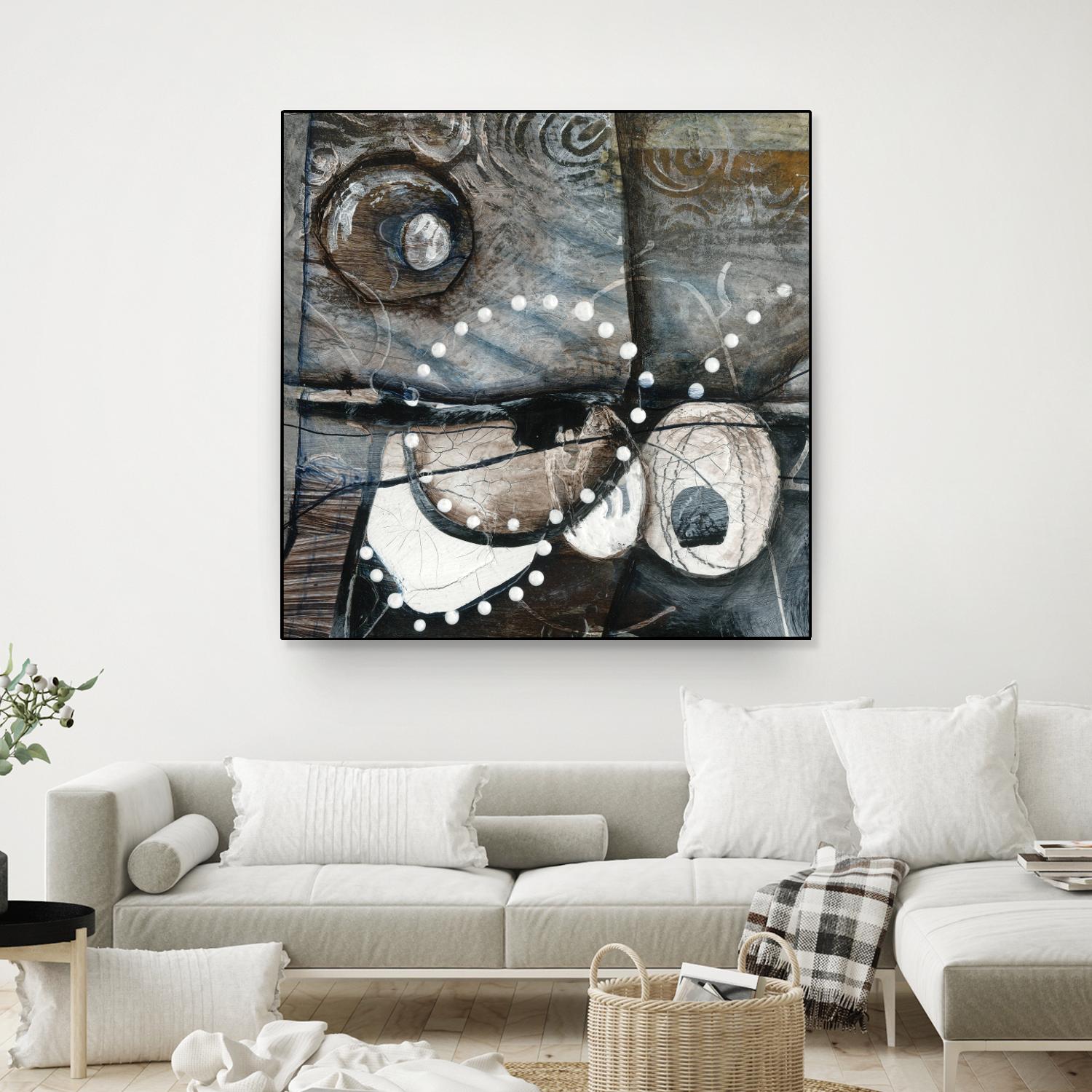 Irrégularité de l'écorce (Détail 1) by Sylvie Cloutier on GIANT ART - grey abstract