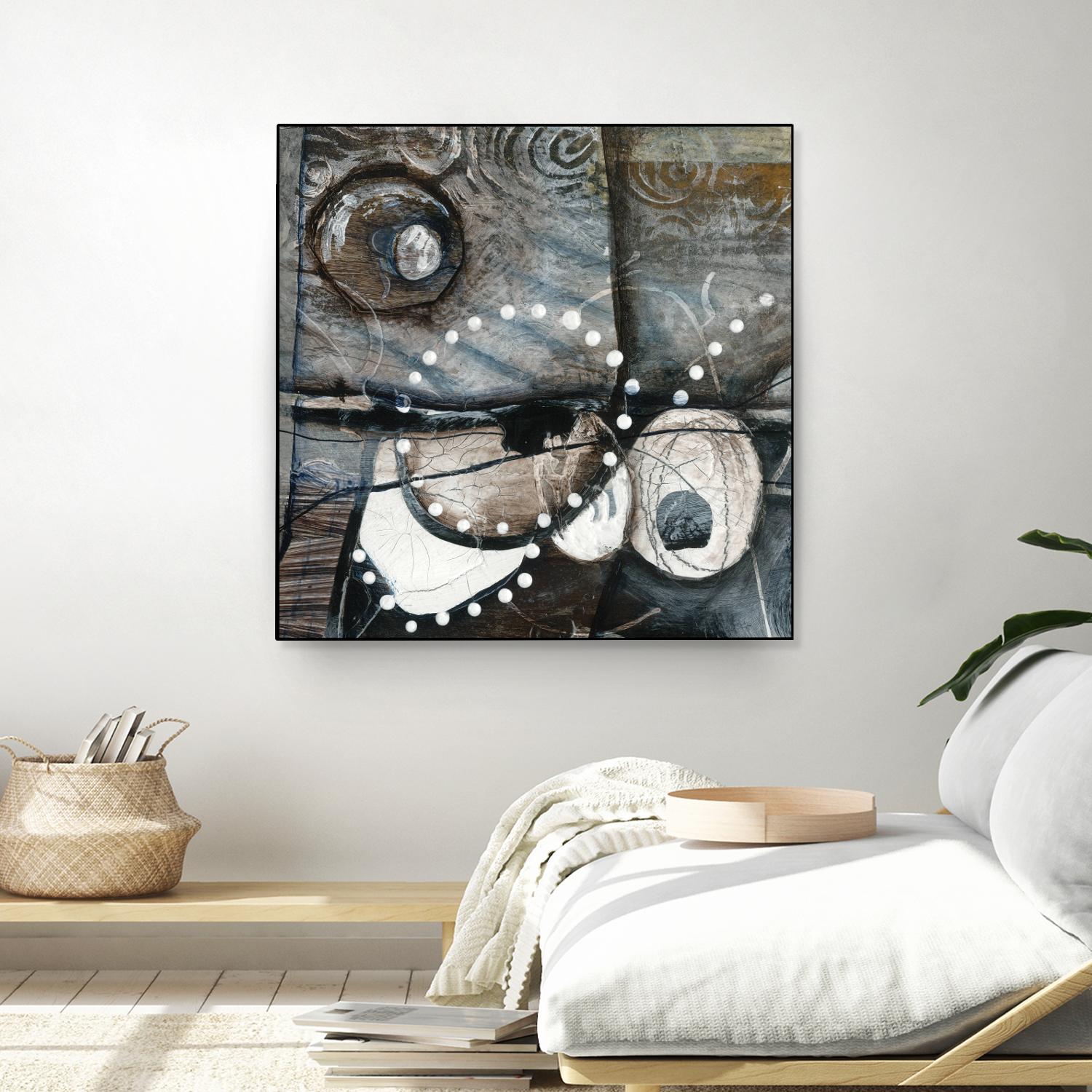 Irrégularité de l'écorce (Détail 1) by Sylvie Cloutier on GIANT ART - grey abstract