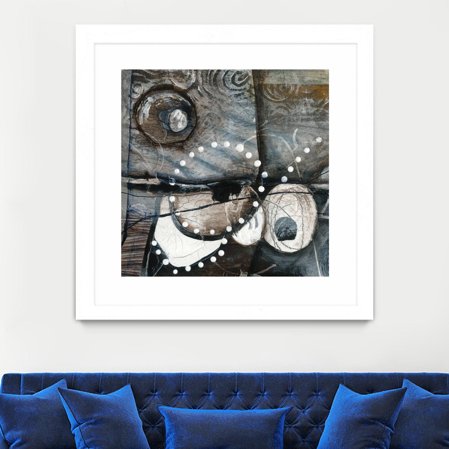 Irrégularité de l'écorce (Détail 1) by Sylvie Cloutier on GIANT ART - grey abstract