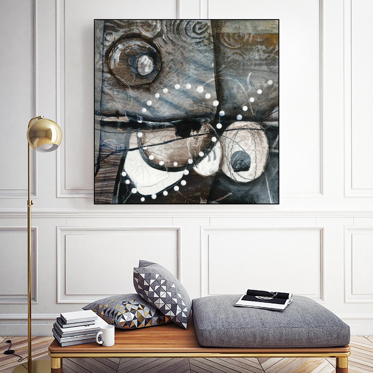 Irrégularité de l'écorce (Détail 1) by Sylvie Cloutier on GIANT ART - grey abstract