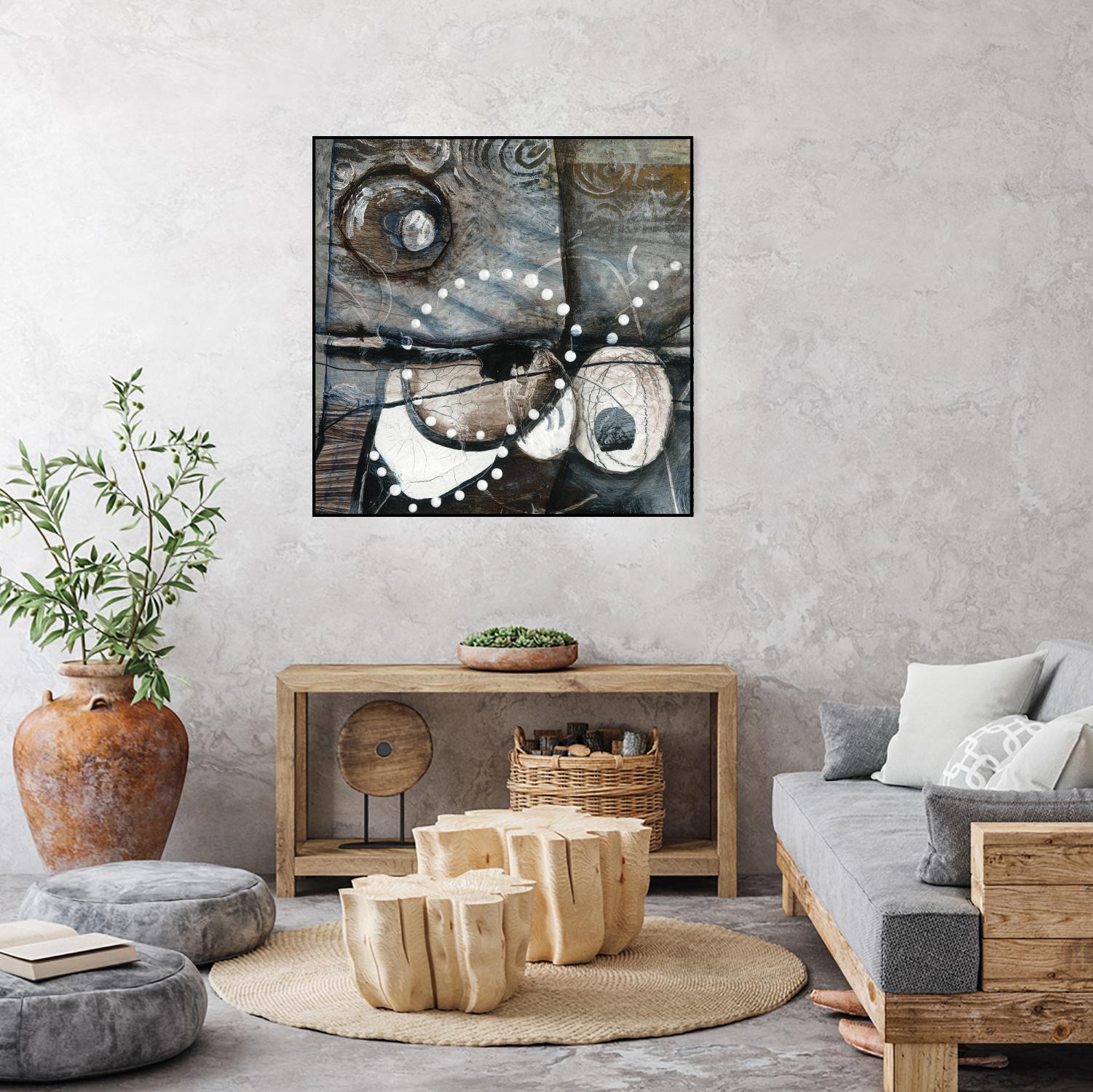 Irrégularité de l'écorce (Détail 1) by Sylvie Cloutier on GIANT ART - grey abstract