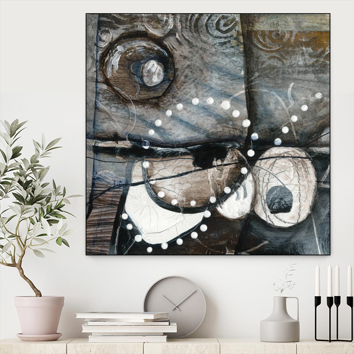 Irrégularité de l'écorce (Détail 1) by Sylvie Cloutier on GIANT ART - grey abstract