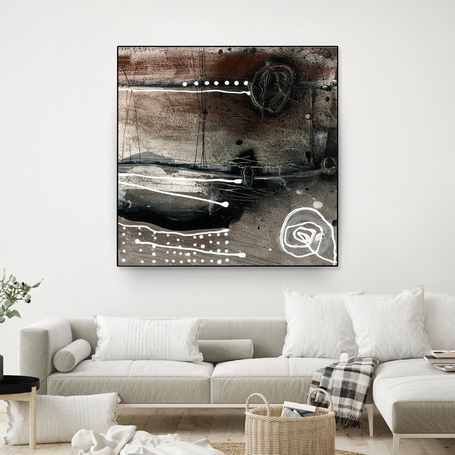 Fatalité (Détail 2) by Sylvie Cloutier on GIANT ART - white abstract