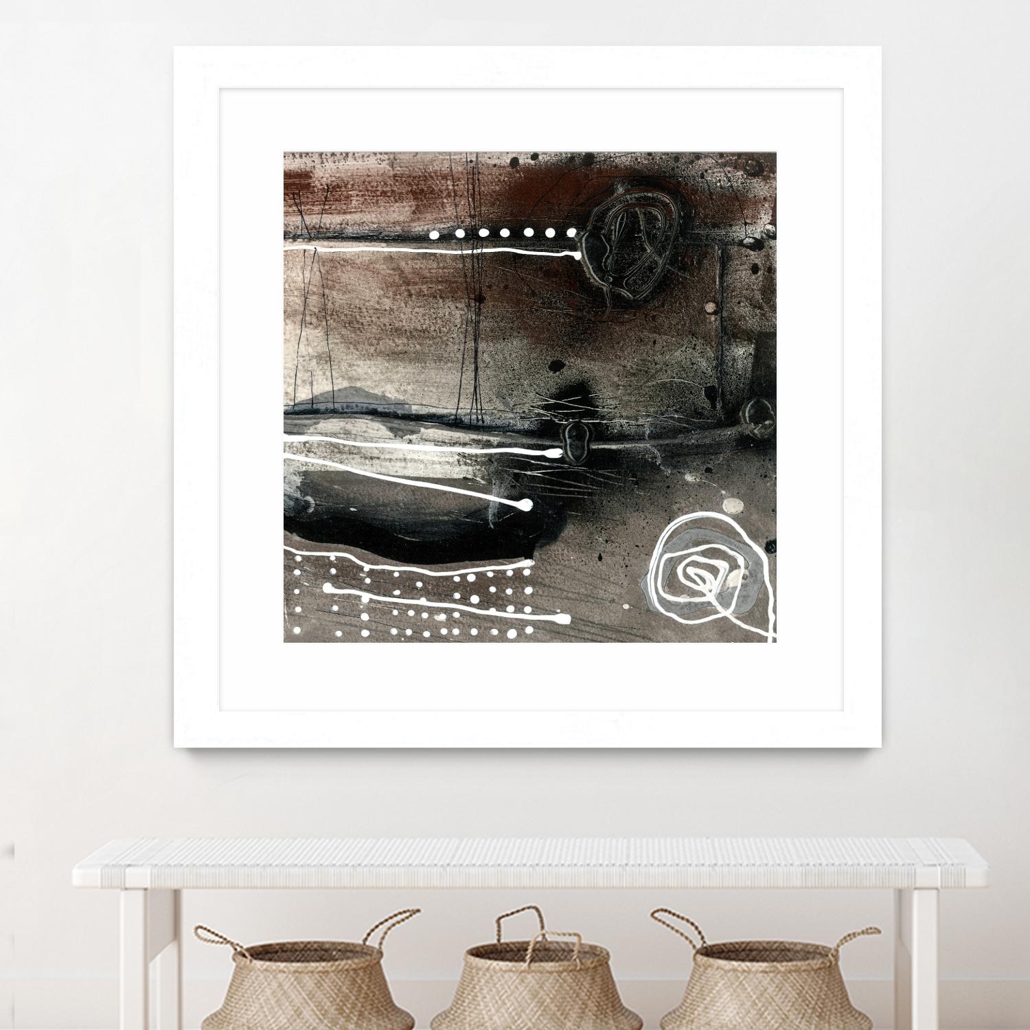 Fatalité (Détail 2) by Sylvie Cloutier on GIANT ART - white abstract