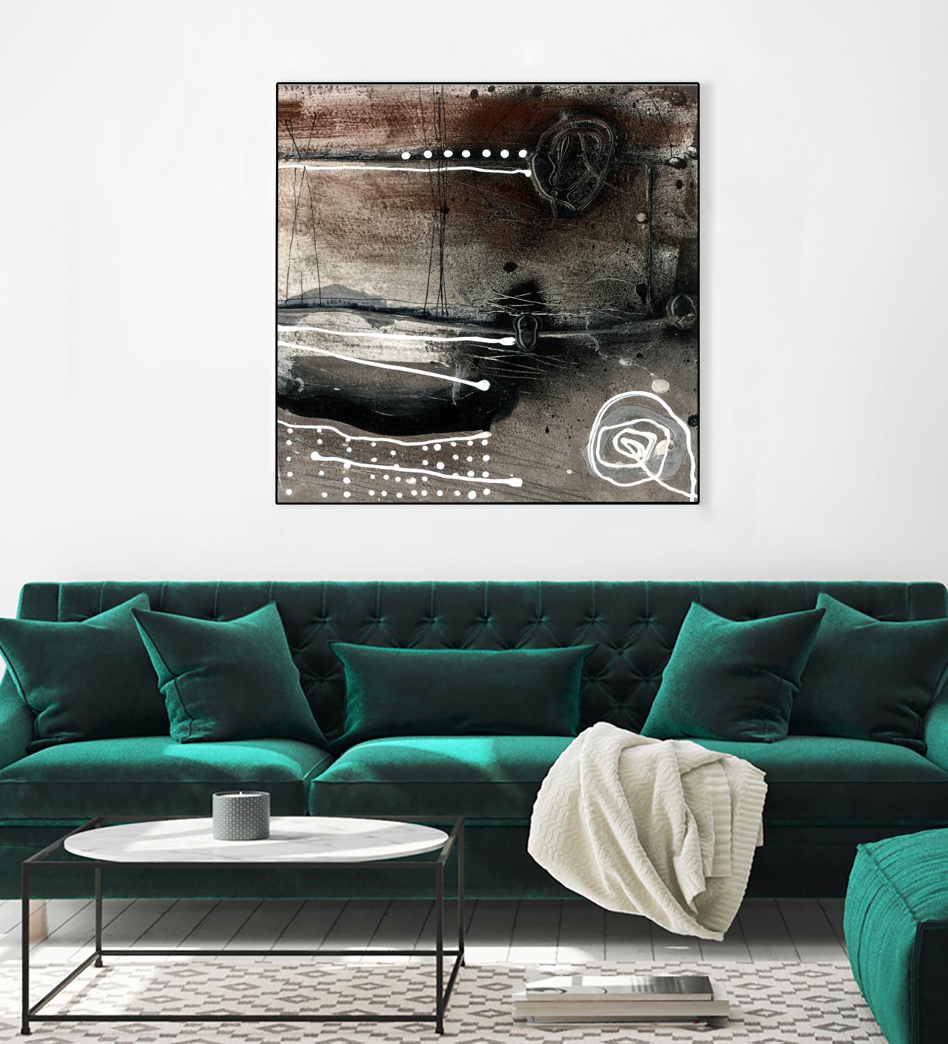 Fatalité (Détail 2) by Sylvie Cloutier on GIANT ART - white abstract