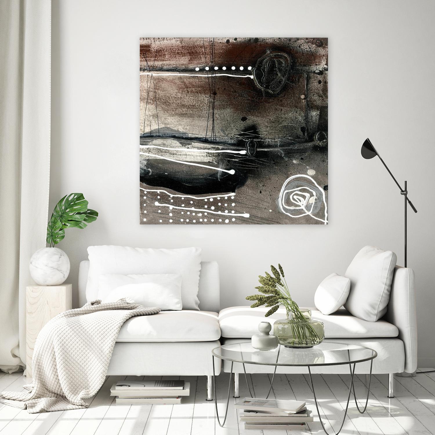 Fatalité (Détail 2) by Sylvie Cloutier on GIANT ART - white abstract