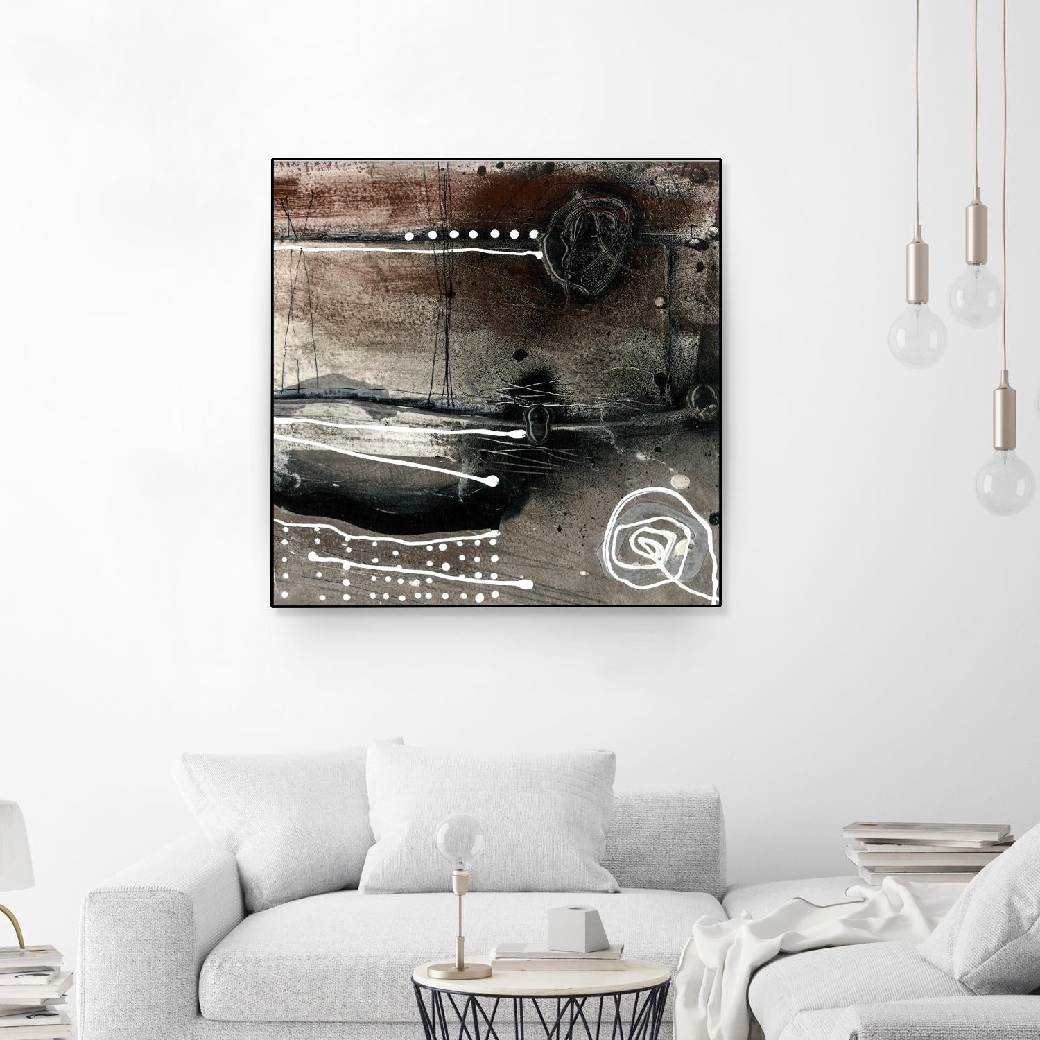 Fatalité (Détail 2) by Sylvie Cloutier on GIANT ART - white abstract