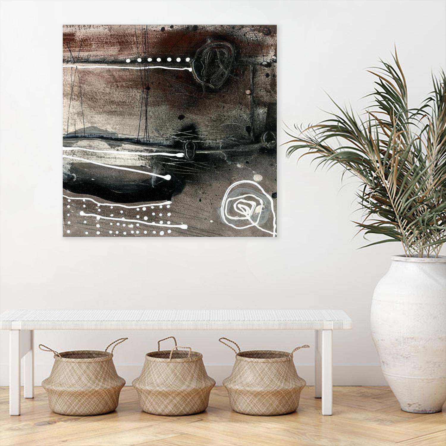 Fatalité (Détail 2) by Sylvie Cloutier on GIANT ART - white abstract