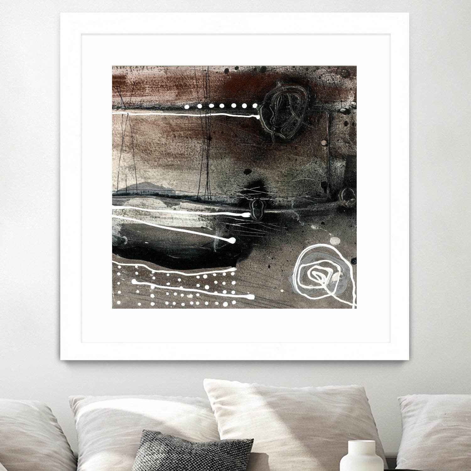 Fatalité (Détail 2) by Sylvie Cloutier on GIANT ART - white abstract