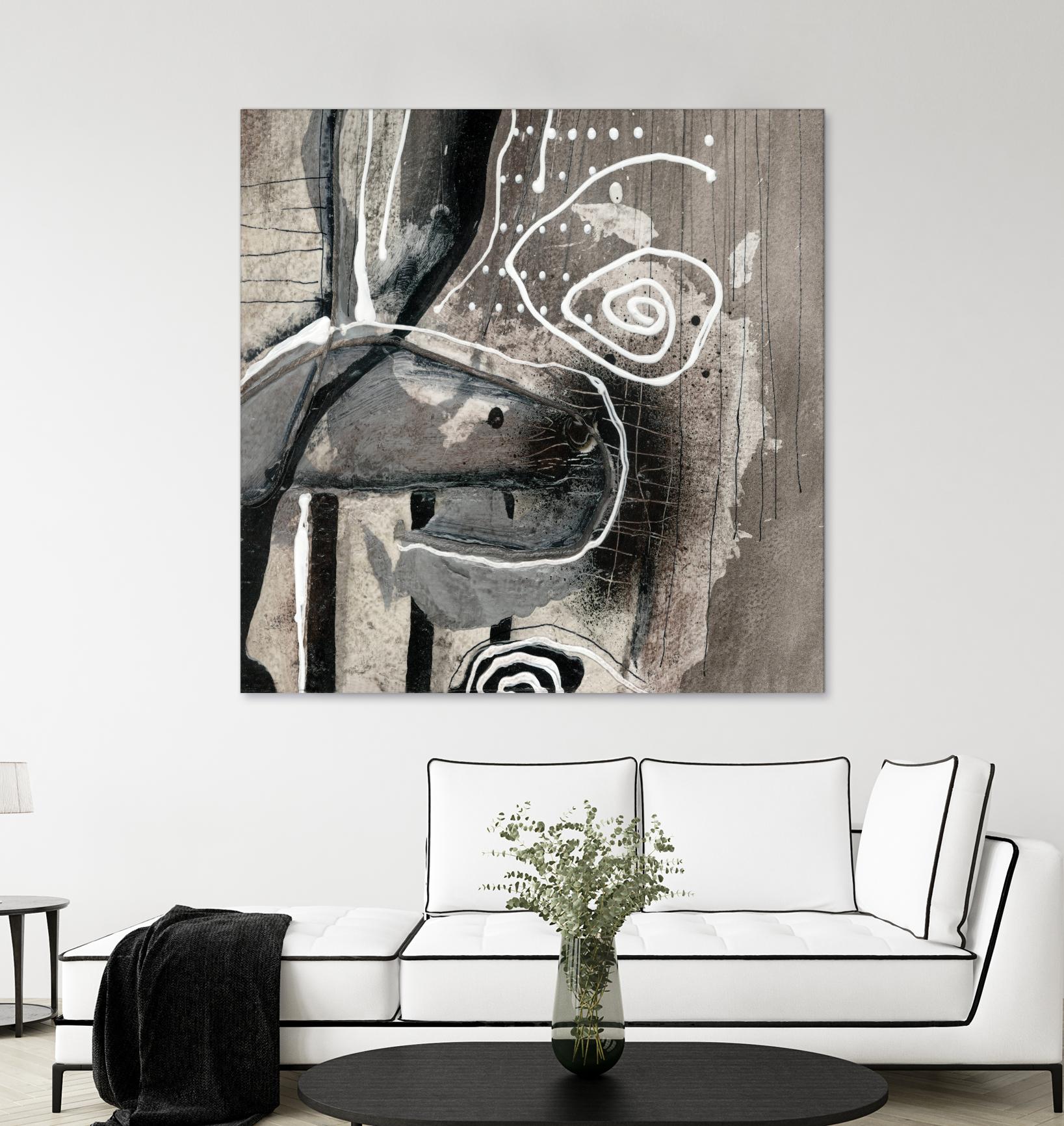 Fatalité (Détail 3) by Sylvie Cloutier on GIANT ART - white abstract