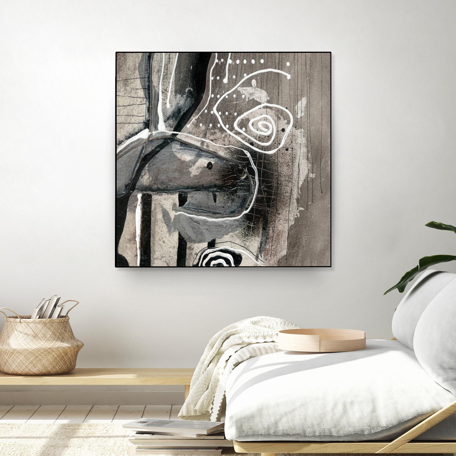 Fatalité (Détail 3) by Sylvie Cloutier on GIANT ART - white abstract